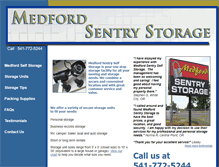 Tablet Screenshot of medfordsentrystorage.com